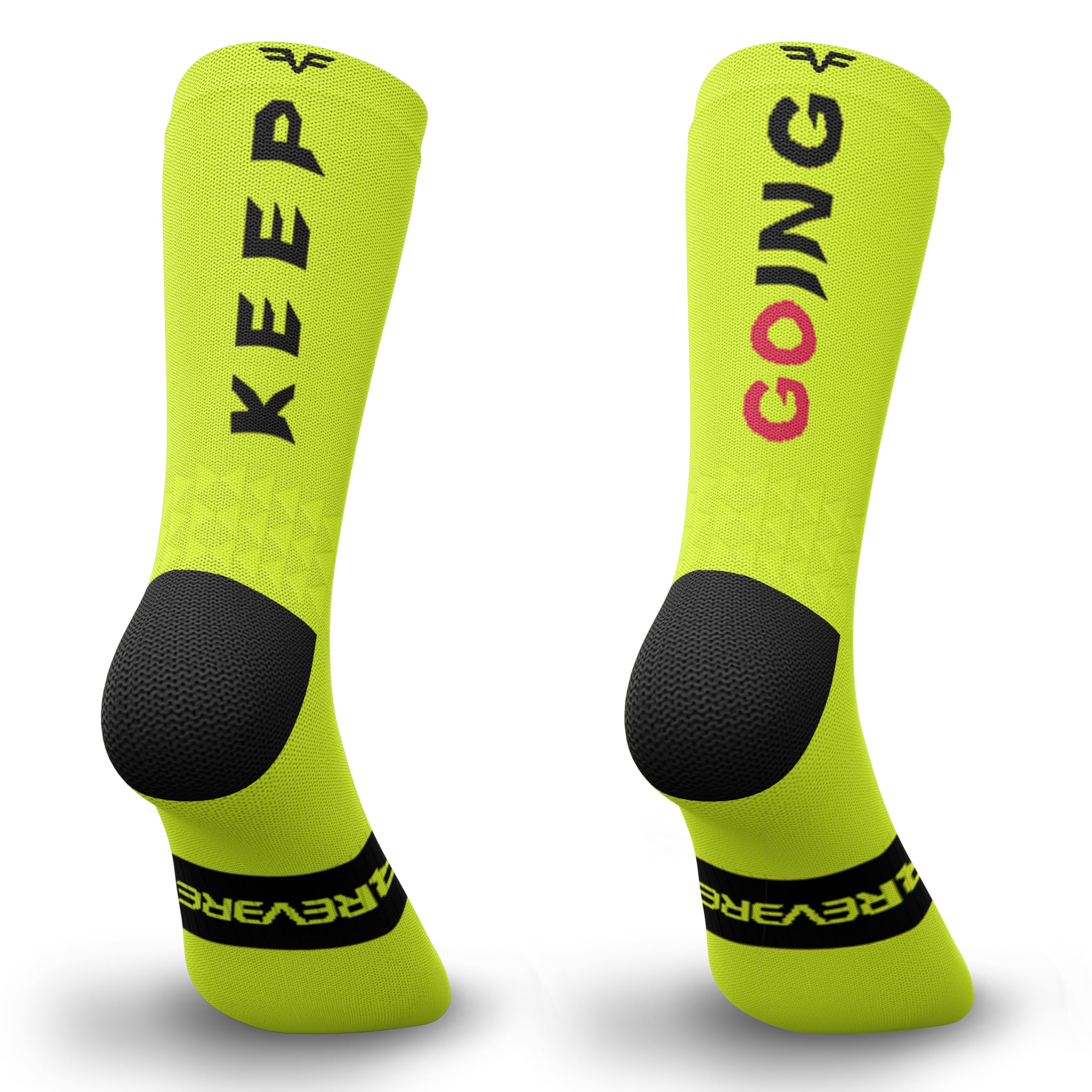 "Irreverent KeepGoing Compression Technical Sports Sock - Perfetto per Corridori, Ciclisti e CrossFitters - ClimatePart